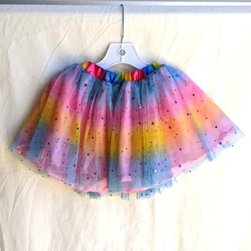 Adorable Rainbow Star Sparkles Tutu, Ages 3+